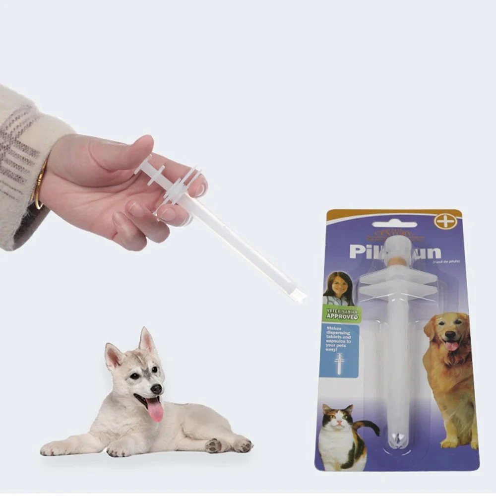 Pet Cat Syringe Dog Medicine Feeder Tablet Pill Gun Piller Push Dispenser Water Milk Syringe Dog Cat Kitten Puppy Feeder Kit