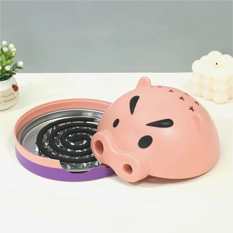 Nueva Caja Repelente de Mosquitos con Diseño de Cerdo de Dibujos Animados, Caja Repelente de Mosquitos Kawaii para el Hogar, Adorno Decorativo de Escritorio, Regalo