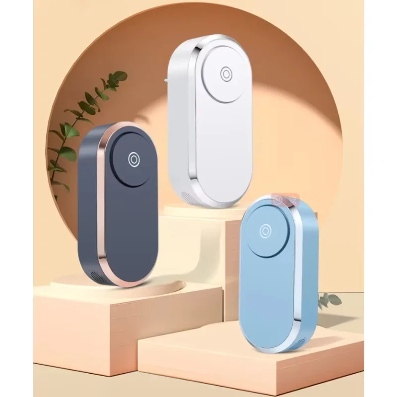 Portable Mini Electric Air Purifier Ambient Light Three Purification Models Quiet Operation Eco-friendly for Bedroom Pet Room