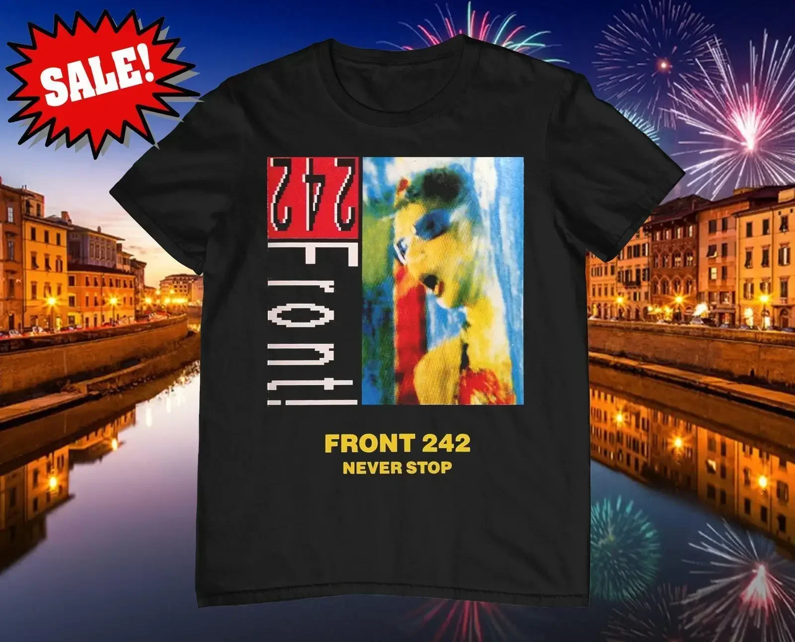 

Front 242 Band Never Stop Heavy Cotton Black All Size Unisex Shirt A109 long sleeves
