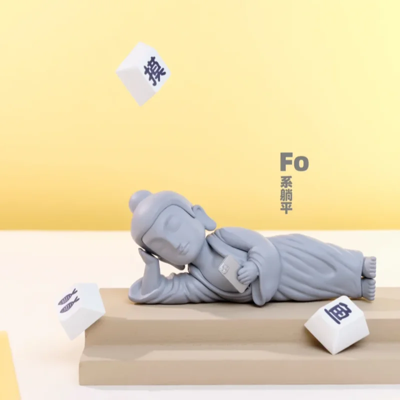 Original Amitofo Fo U Serie Blind Box Anime Figur Echte Modell Erraten Tasche Kawaii Puppen Geburtstag Geschenk Für Mädchen Spielzeug Sammlung