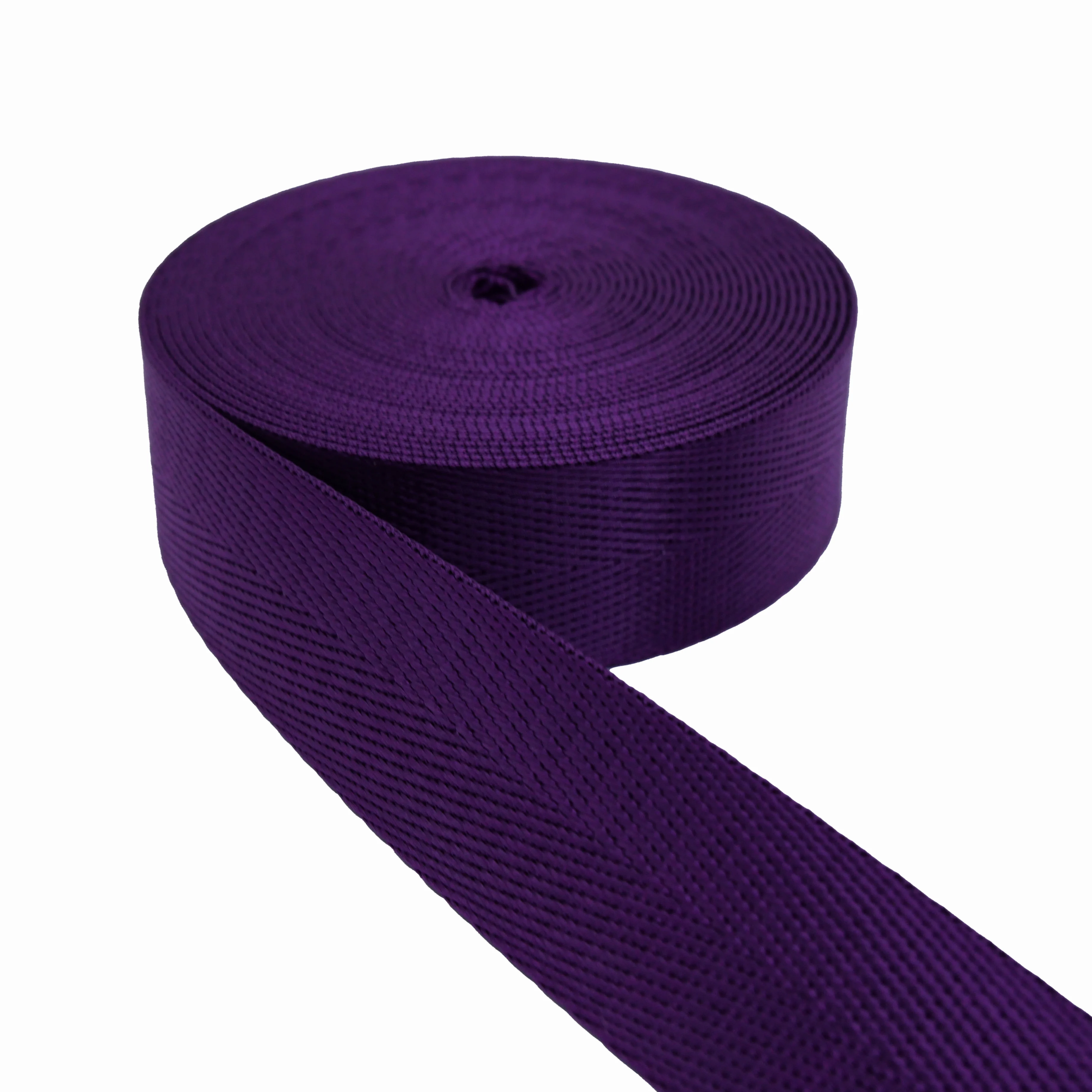 Purple Polyester Ribbon Roll 2.5cm Wide X 5 Yards Long Industrial Craft Packaging Tape for DIY Projects And Gifts