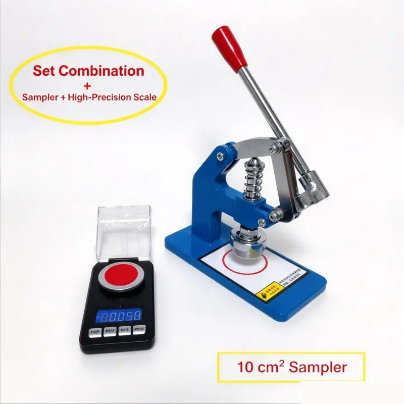 10 Square Centimeter Small Hand-operated Sampling Knife Small Gram Scale Fabric Circular Sampling Device 0 - 10MM
