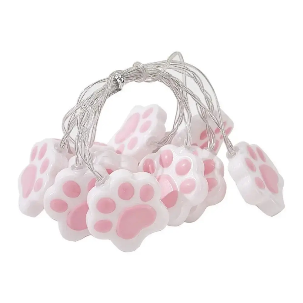 Cloud LED String Lights Creative 3M 20LED Basketball Decorative Lights Unique Cat Paws Night Light Outdoor Garden