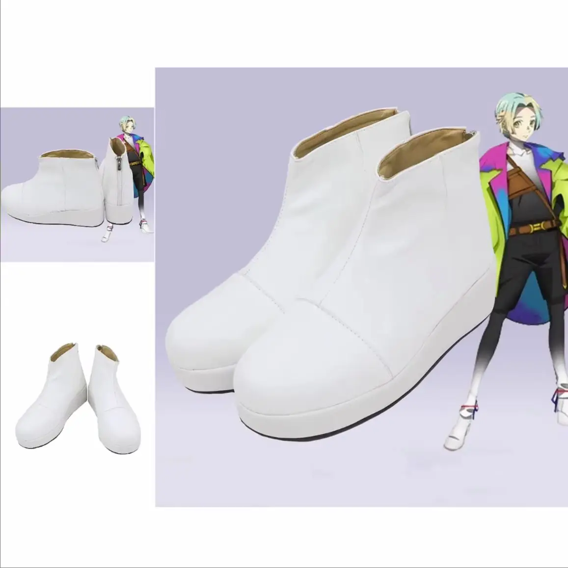 

GNOSIA Yuri Cosplay Shoes Boots Anime Holiday Editiona Role Play Halloween Cosplay Costumes Shoes
