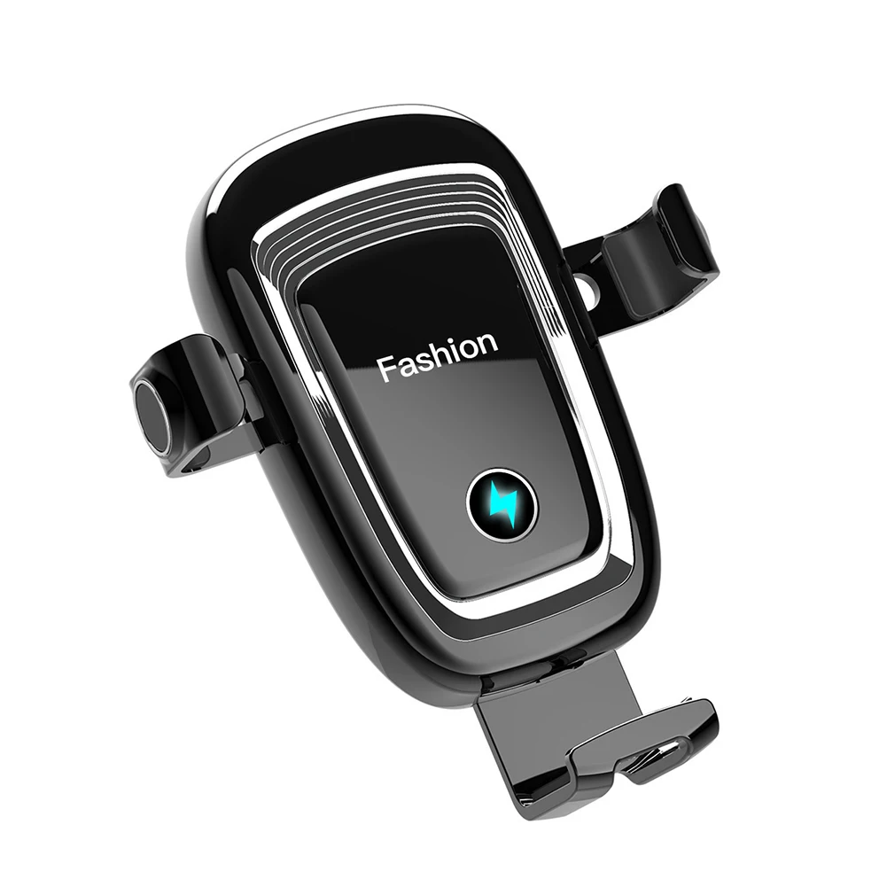 Phone Holder Wireless Charger 15W Fast Charge Black Blue Mobile Phone Holder White For All Model Car Car Interior