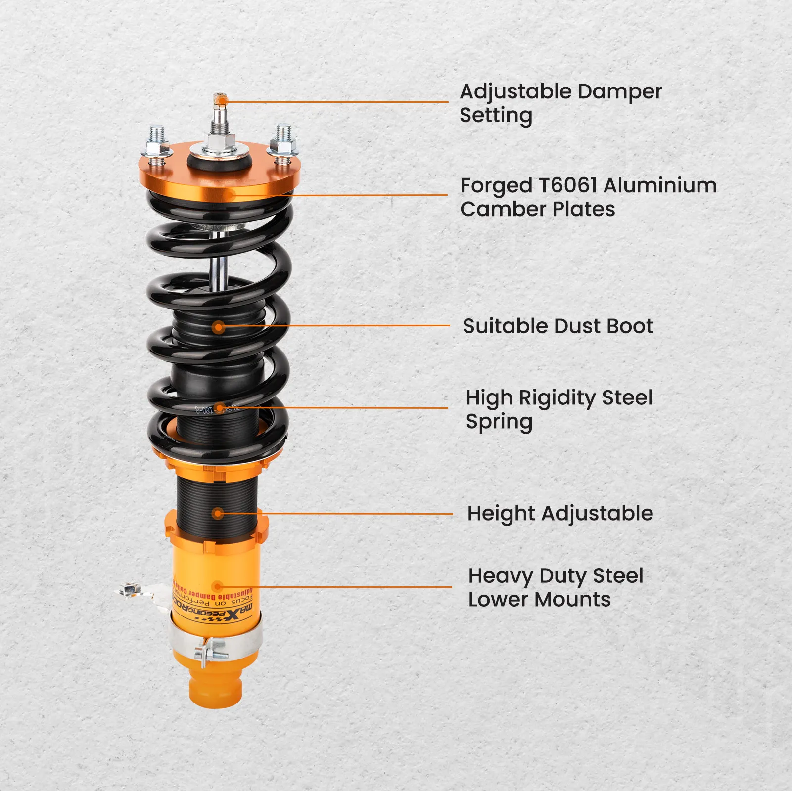 Coilovers 24 Click Damper Adjustable Struts  for Honda Civic 5TH Gen 1992–1995 EG5 EG6 EG7 Coilover For  EK9 EK4 CIVIC EK