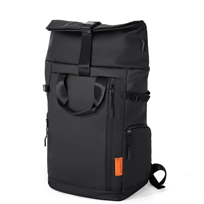 Unisex Modischer Minimalistischer Großraum-Wasserdichter Rucksack Tragbare College-Schultasche Trendiger Designer-Rucksack für Männer – Detail 23