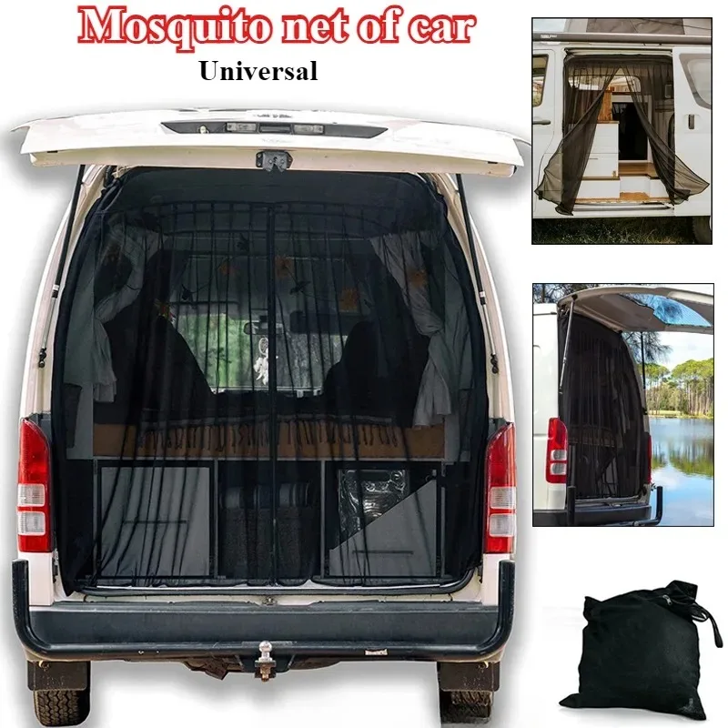 

Car Tailgate Sunshade Net Strong Magnetic Adjustable Car Accessories Camper Van Mosquito Curtain Outdoor Rv Tailgate Insect Net