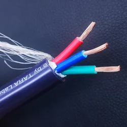 TARA LABS SA-OF8N High Pure Copper Audiophile Audio Amplifier Cholesterol CD Power Cord Loose Cable