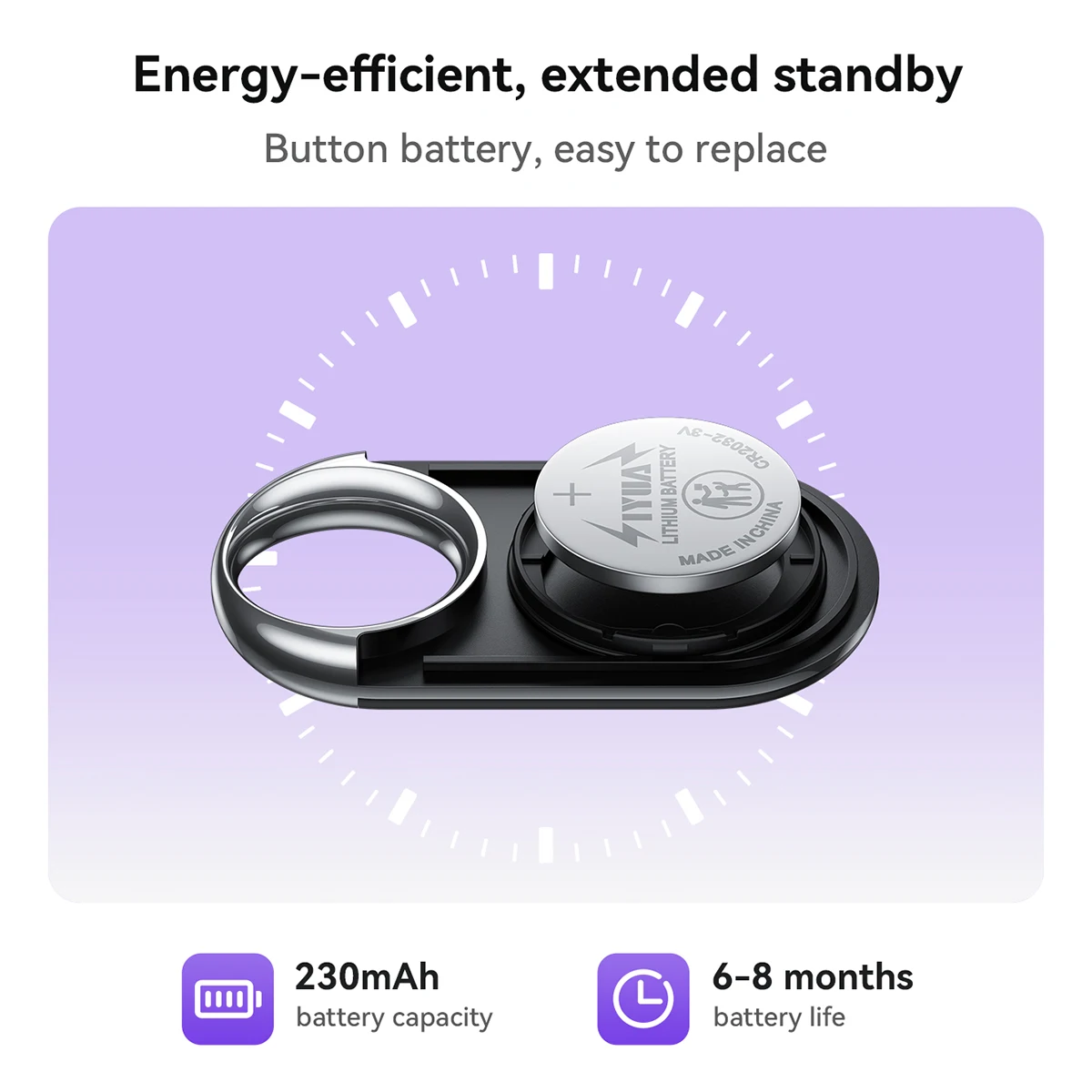 HOCO Metal Anti-Lost Device for Android Phone Google GPS Tracker Bluetooth Locator for Pet Keys Wallets Portable Personal Finder