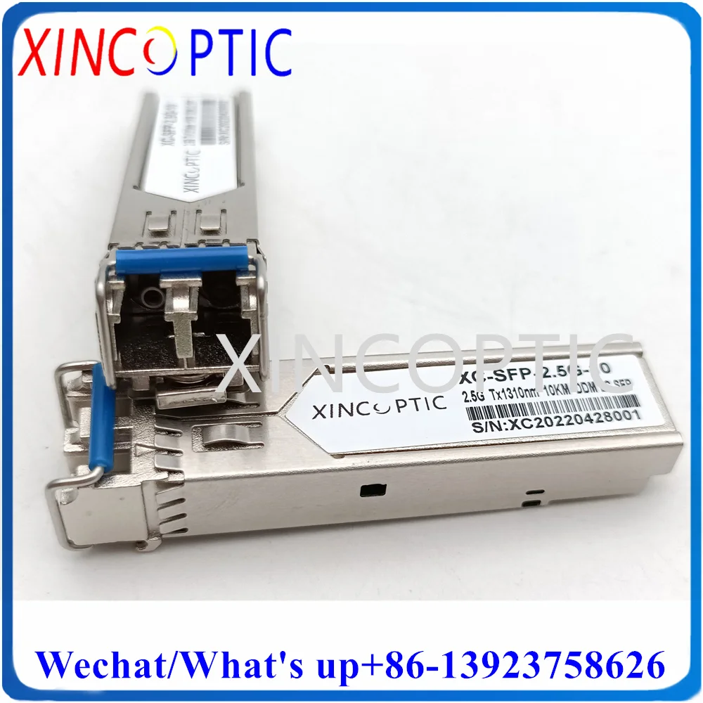 2.488Gbps 1550nm 40KM SFP Optical Transceiver,2.5G Dual Fiber LC SFP Transceiver Module Compatible With Cisco Code