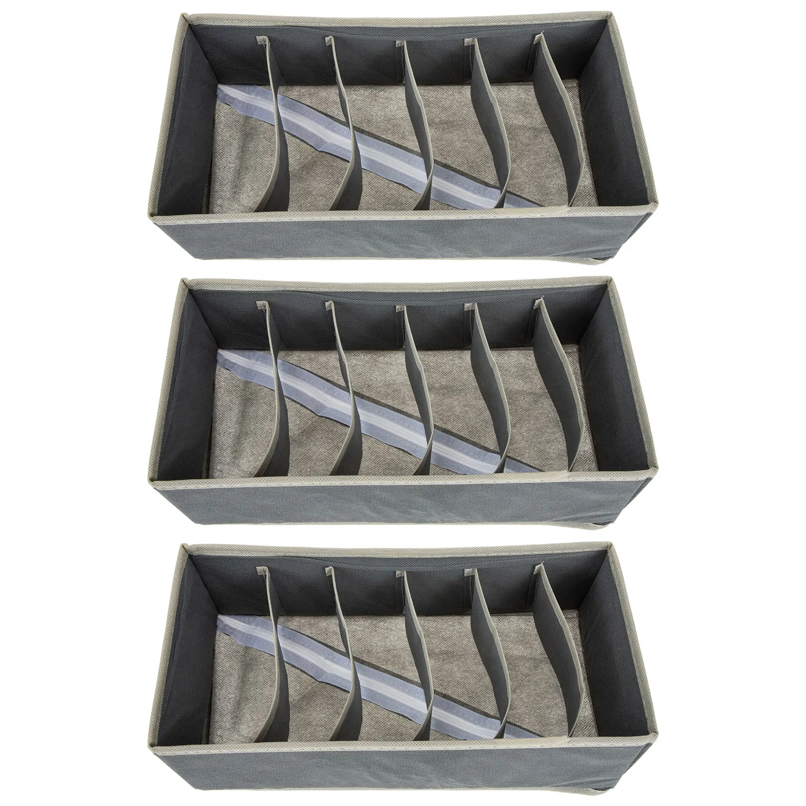 

3 Pcs Bra Storage Box Underwear Nursery Closet Organizer Lingerie Home Supplies Non-woven Fabric Clothes