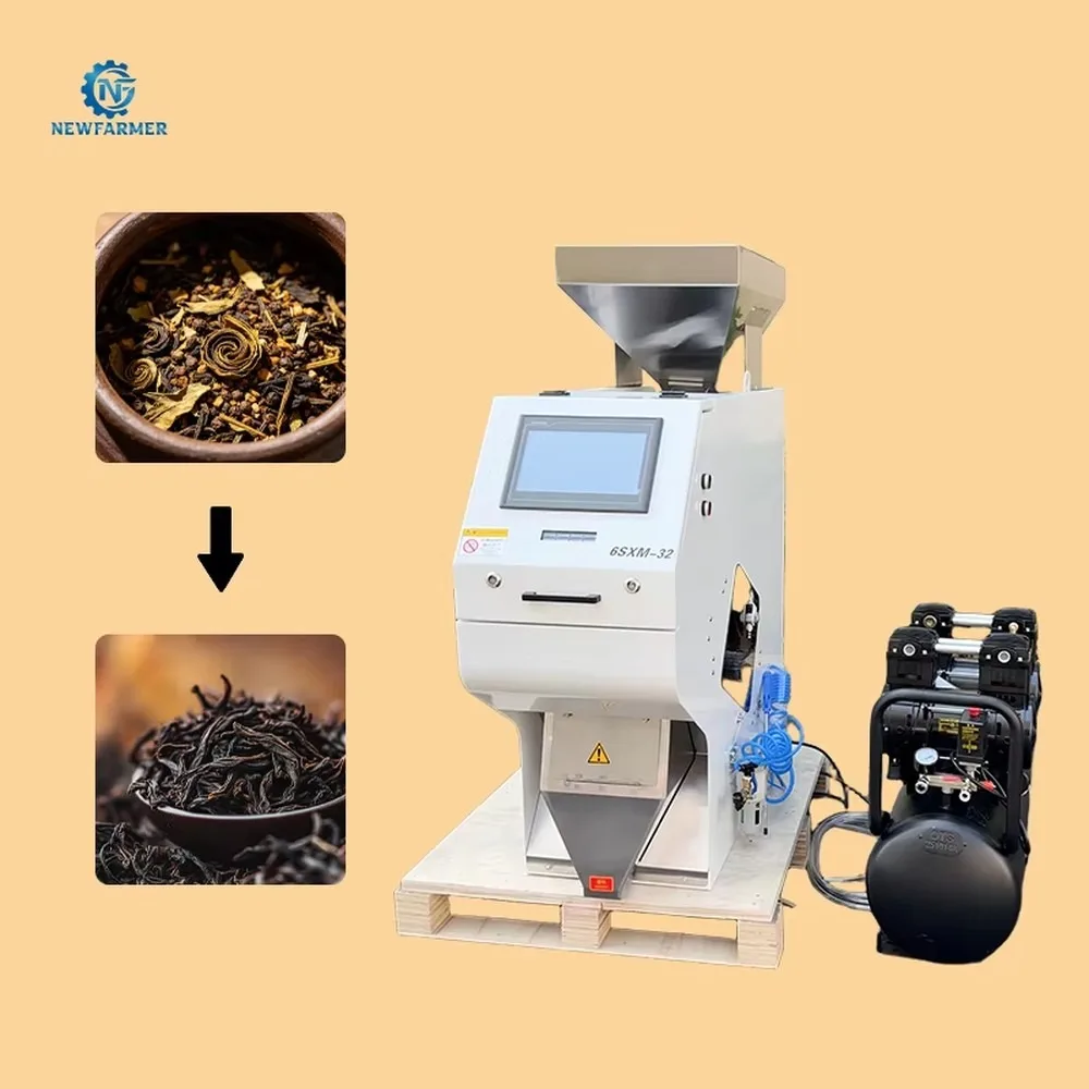 Optical Sensor Rice Color Sorter High Sensitivity Camera Coffee Bean Sorting Machine Accurate Impurity Removal Efficient