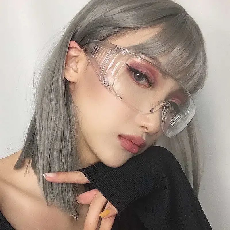 Transparent Work Safety Protective Glasses Women Cool Girl Boy Impact-Resistant Wind Dust Proof Safety Goggles Man