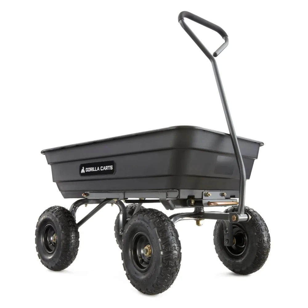 

2024 New GOR4PS 600-lb. Poly Garden Dump Cart with 10" Tires, 36-in X 20-in Bed