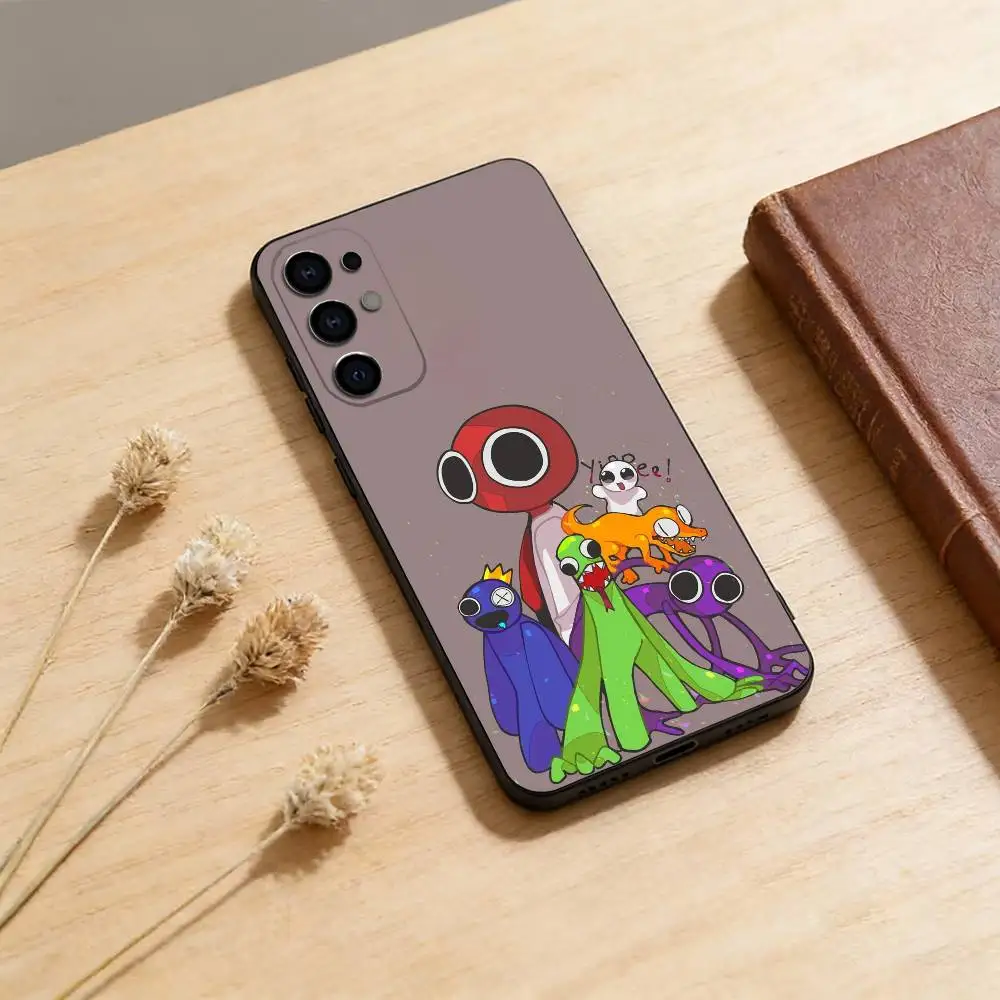 Game R-RainbowS F-Friends Phone Case For Samsung S25,24,23,22,30,21,10,9,Ultra,Plus,Lite Black Soft Case