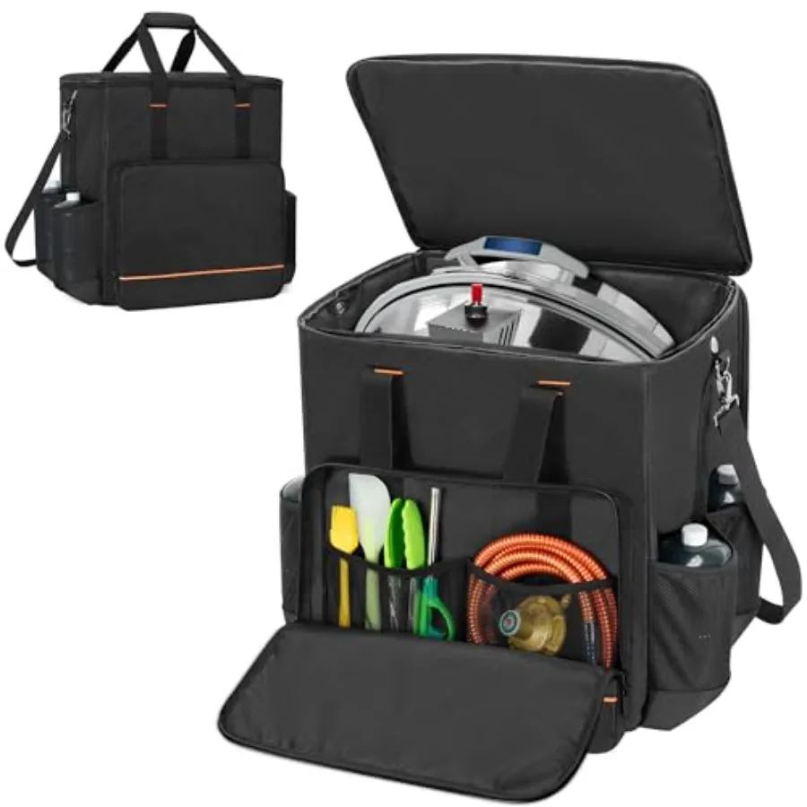 

Сумка для хранения гриля, совместимая с грилями Magma Marine, чехол для переноски с 4 боковыми карманами для пропанового баллона 1 фунт