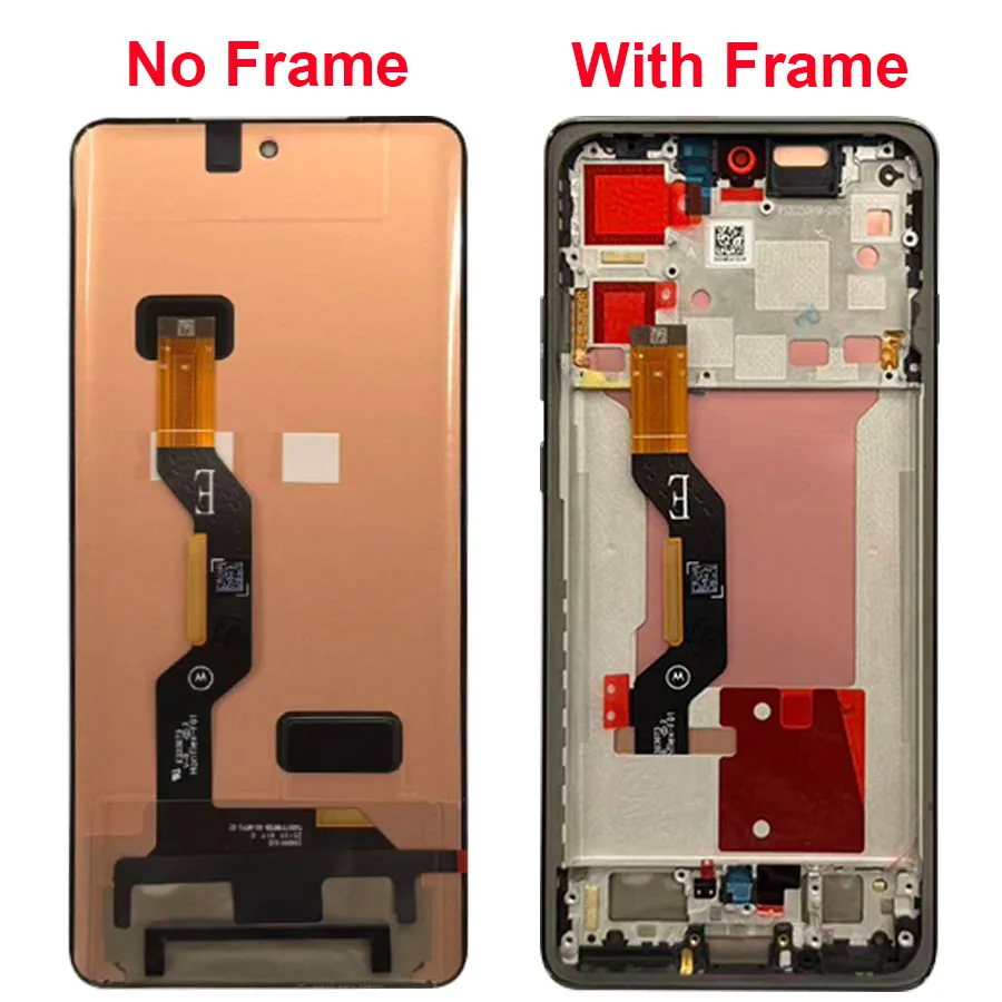 6.7''For Motorola Edge 60 Pro LCD Display Screen Touch Panel Digitizer Replacement Parts For Moto Edge 60 Pro Screen With Frame