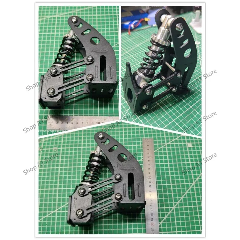 Scooter Robot Trailer Shock Absorber, Multifunctional Steering Damper for Small Robot Car Trailer