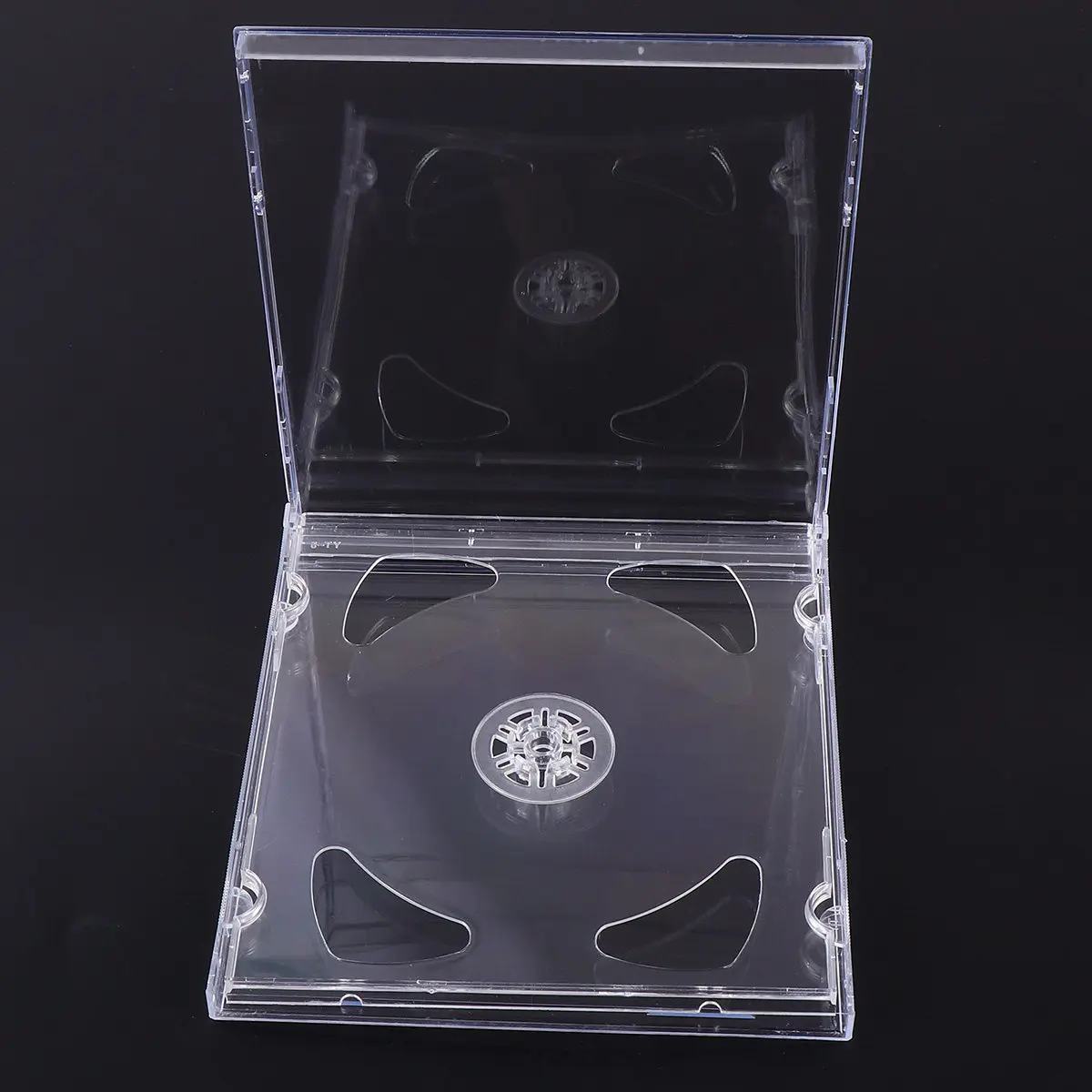 10Pcs Cd Case Lightweight Portable Dvd Storage Box Holds 2 Discs Perfect for Music Films Travel Daily Use Gift Family Friends