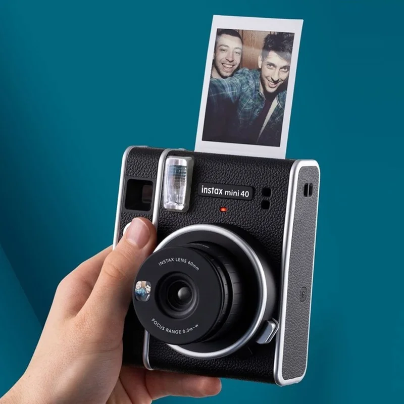 New Original Fujifilm Instax Mini 41 / Mini 40 Instant Camera Black And Fuji Photo Film Paper / Fuji Ffilm White border Film ﻿