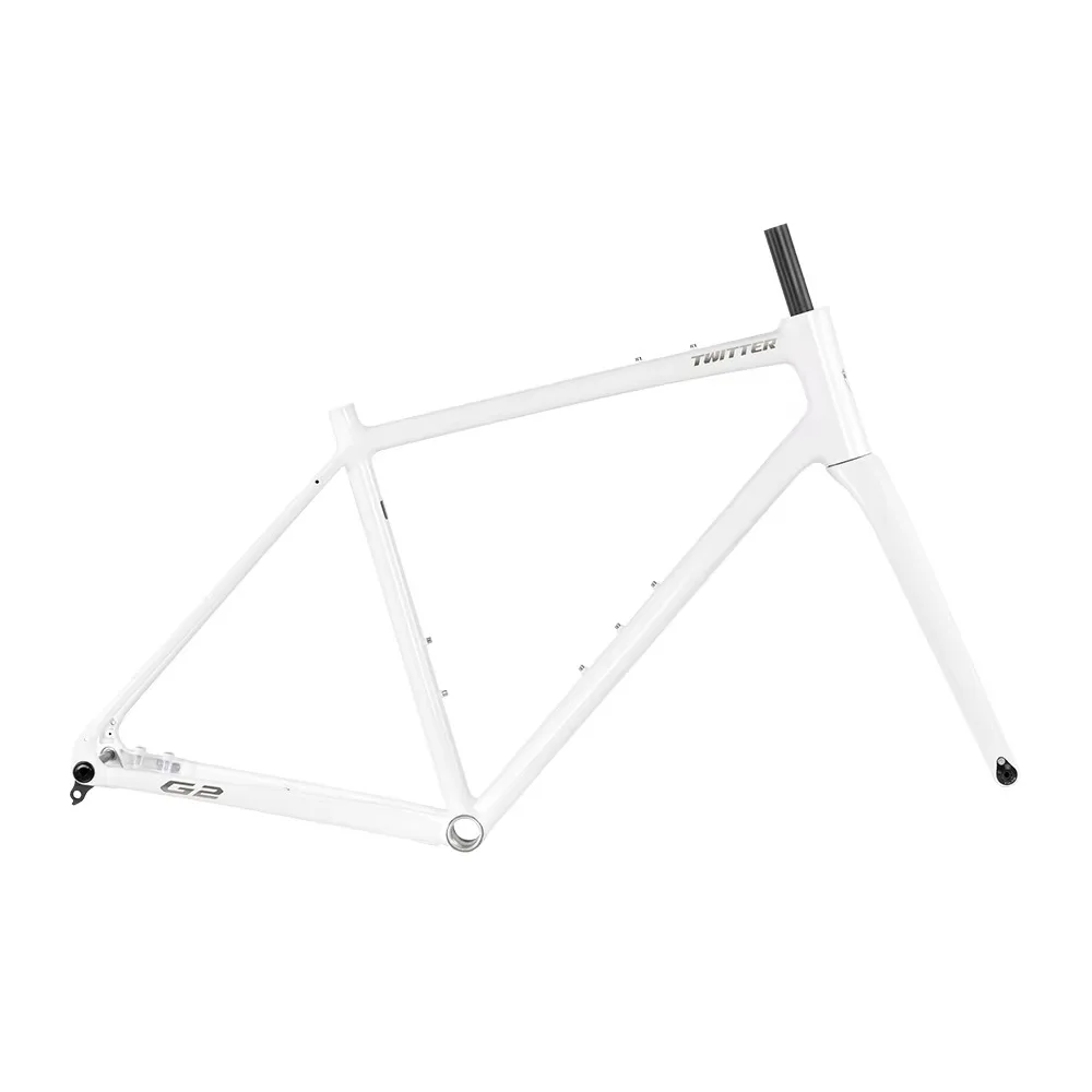 

TWITTER GRAVEL-G2 из алюминиевого сплава 6061, гравийная рама 700C * 38C, дисковый тормоз, сквозной вал BSA68, высокопрочная гравийная рама для бездорожья
