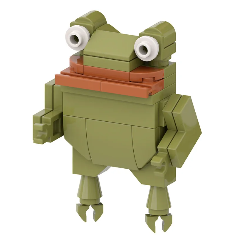 رسوم كرتونية على حائط الحديقة ، هدية لعبة الطوب ، MOC ، krmpus ، Brickheadz ، Wirt Frog ، Matt Ross ، فيلم كلاسيكي