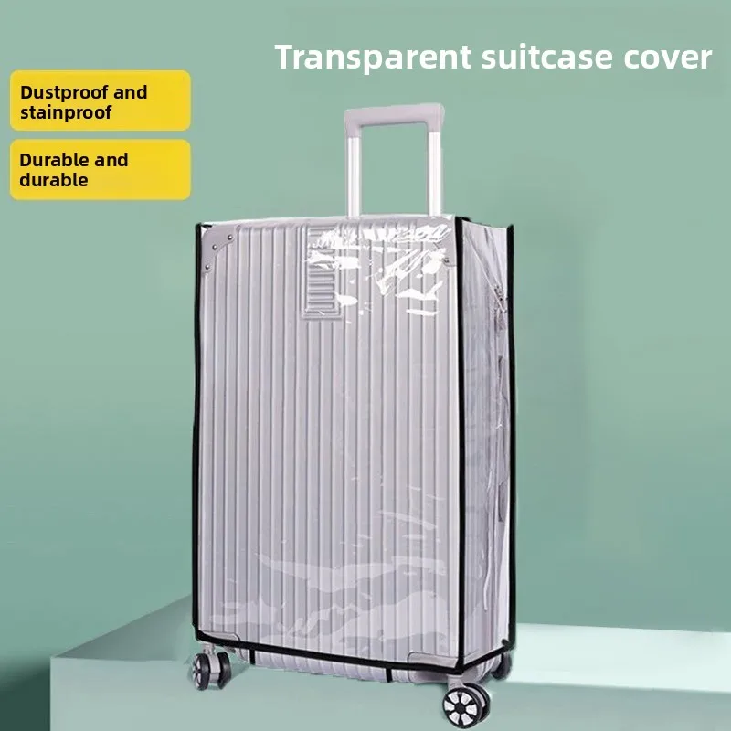 18-30 インチの荷物プロテクタースーツケースカバー防水 PVC 保護クリア荷物カバープロテクター旅行アクセサリー