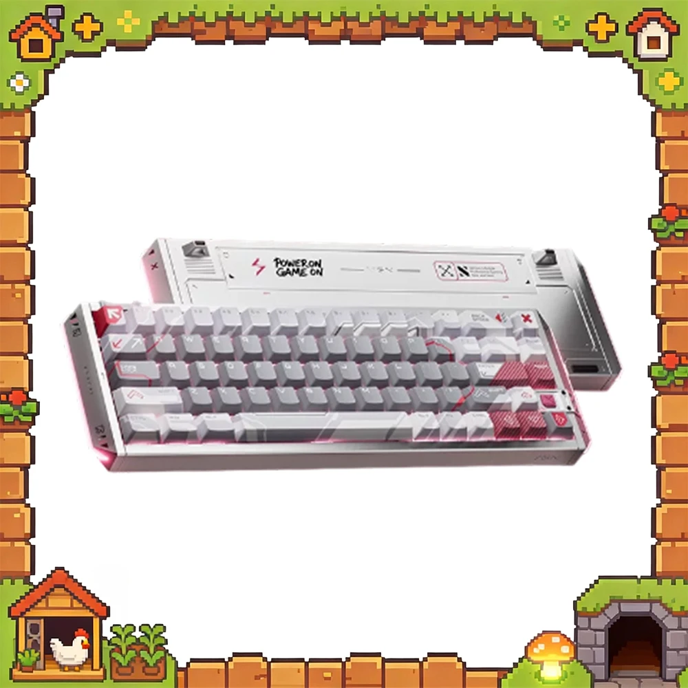 VGN Lightning 68 Wired Keyboard 5-Pin Hall Sensor E-sports Keyboard Full-Key ADC Sky Eye Direct Connection Pc Accessories Gifts