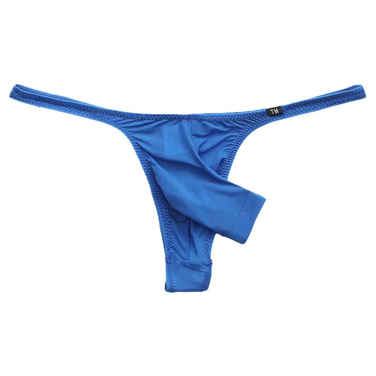 

Men's Ice Silk Thong, Low-rise Special Pouch T-back Underwear, High Elastic Breathable Design