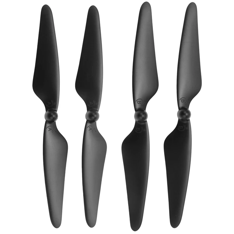 4Pcs For Hubsan H501S X4 RC Quadcopter Propellers Blades 2CW/2CCW, Black