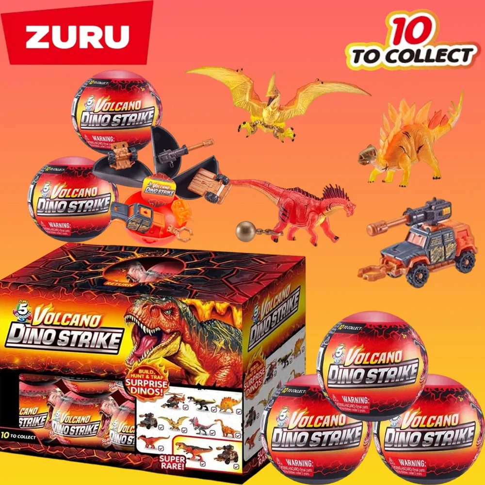 

ZURU Dinosaur Series Five 5 Surprise Ball Trendy Blind Box Childrens Toy Gift Accessories Surprise Blind Box Fashion Toy Model