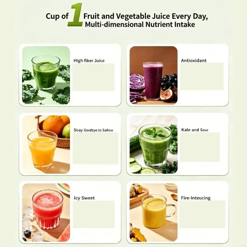 High Speed Juicer Light Weight 800ml Cordless Rechargeable Auto Juicing Cup Enduring