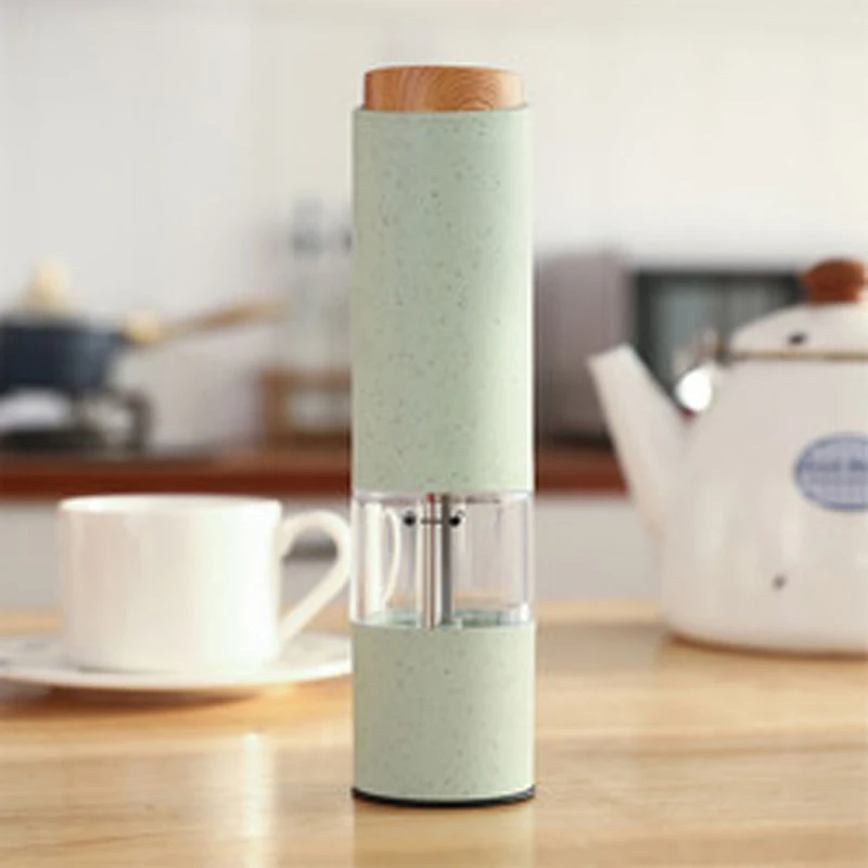 Wholesales White Pink Blue Green  Color Salt and Pepper Mill Ceramic Burr With Light Spice Pepper Mill Grinder