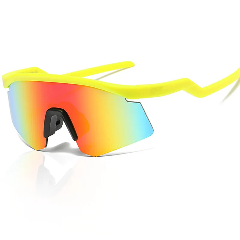 Lunettes de soleil demi-monture pour hommes et femmes, lunettes de soleil rétro respirantes, lunettes de conduite et de pêche, UV400, créateur de marque