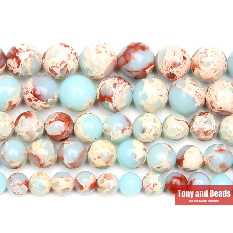 Natural Shoushan Snakeskin Stone Round Loose Beads 4 6 8 10 12MM Pick Size for Jewelry Making