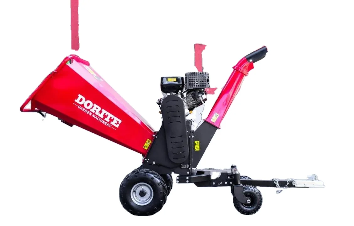 CE Approved 15H P Power 6 Inch Chipping Capacity Wood Chipper Machine
