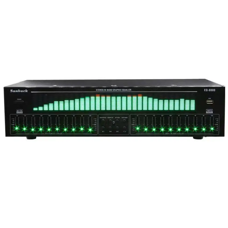 

Professional EQ Equalizer, Bluetooth 5.4 Receiver Fiber Coaxial Digital Audio Decoding U Disk Fever Pre-player