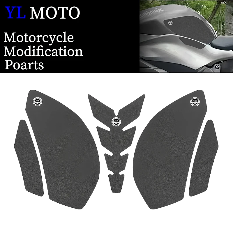 

NEW Motorcycle Sticker Tank Non Slip Tank Traction Side Pad Protective Decal FOR KAWASAKI ZX6R ZX636 2012-2024
