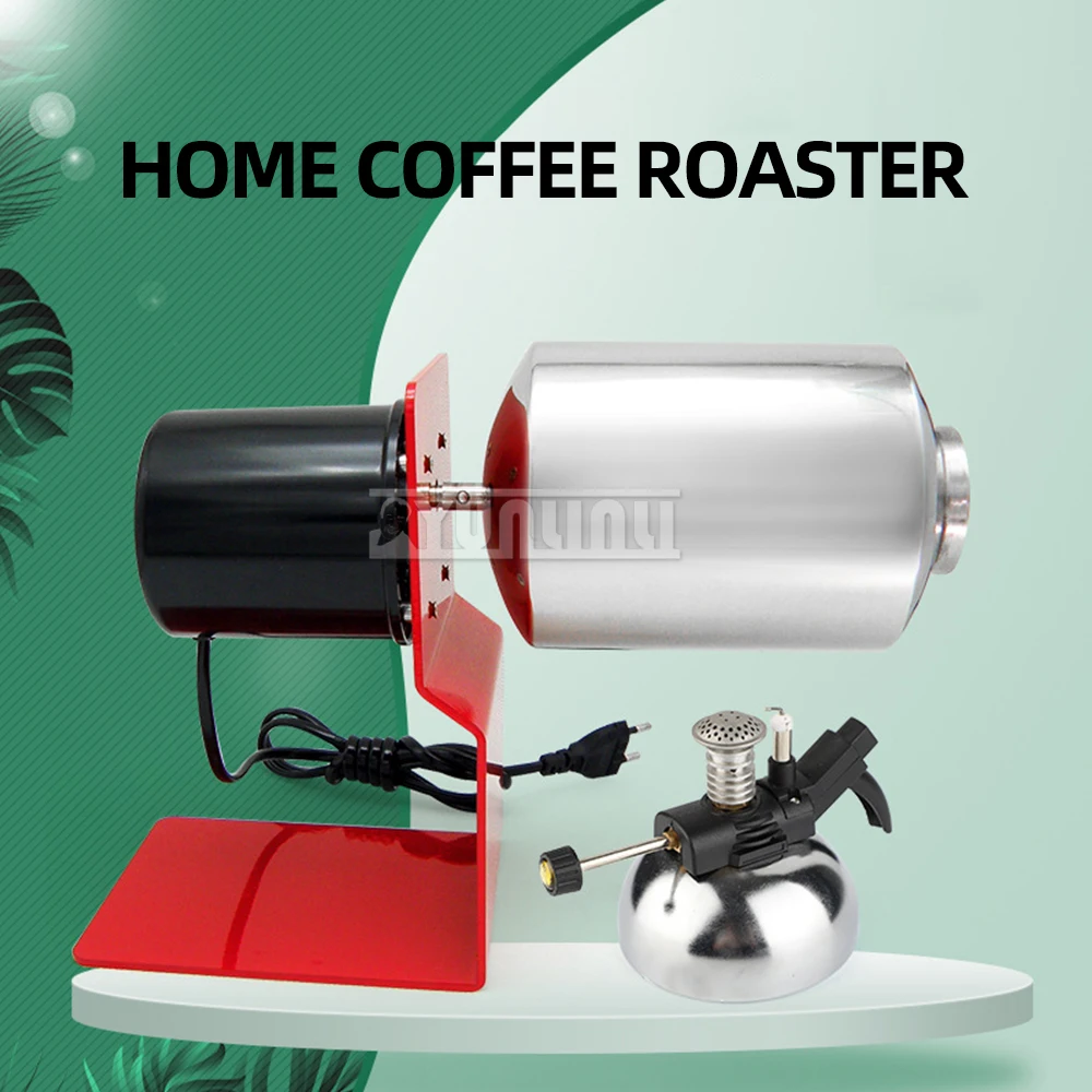 Electric Coffee Bean Baking Machine Stainless Steel Coffee Roaster Tools Household Rotating Machine Koffie Bonen