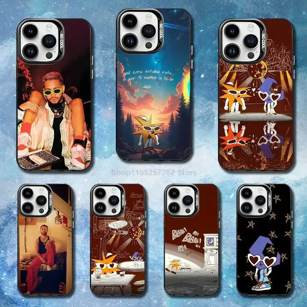 

Hot M-MORA ESTRELLA Singer For iPhone 14,17,13,12,11,16,15,SE,XS,MAX,Mini,Pro,Black Matte Silicone Cover Case