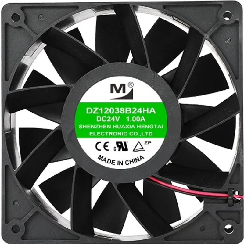 

New Fan for DZ12038B24HA/MA 12038 24V 1.00A 0.75A 12CM Cooling Fan 120x120x38mm
