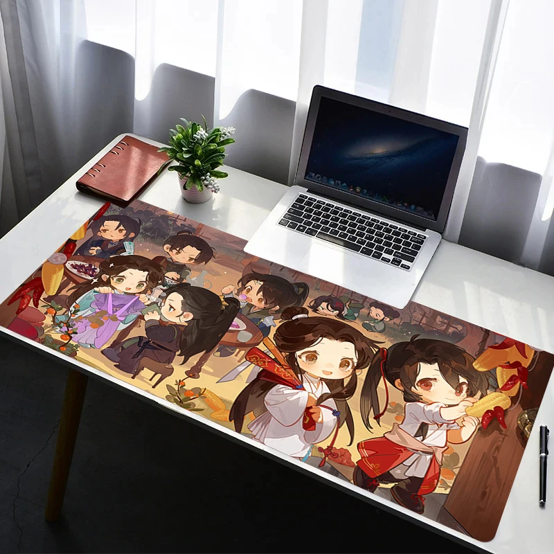 لوحة الماوس حصيرة مكتبية أنيمي Playmat الألعاب Tian Guan Ci Fu Mousepad Speed الكمبيوتر الكلاسيكي ومكتب ألعاب خزانة لوحة المفاتيح #2