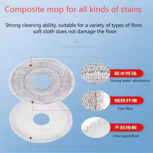 Fit For (Roborock Qrevo Edge / EdgeC / Edge S5A / 5V1 / Curv) Vacuum Parts Main Roller Side Brush Hepa Filter Mop Cloth Dust Bag - Image 4