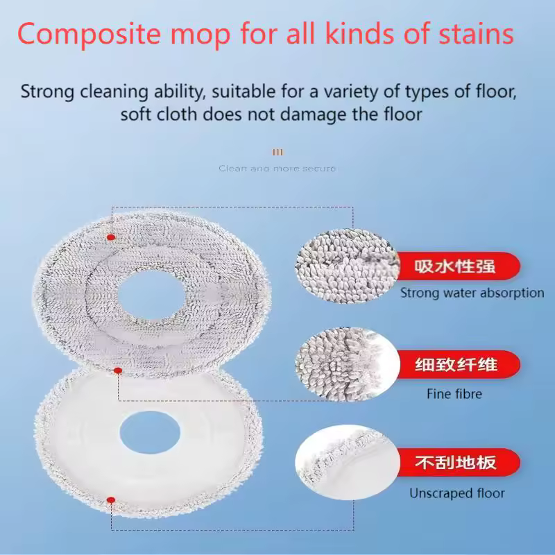 Fit For (Roborock Qrevo Edge / EdgeC / Edge S5A / 5V1 / Curv) Vacuum Parts Main Roller Side Brush Hepa Filter Mop Cloth Dust Bag - Image 4