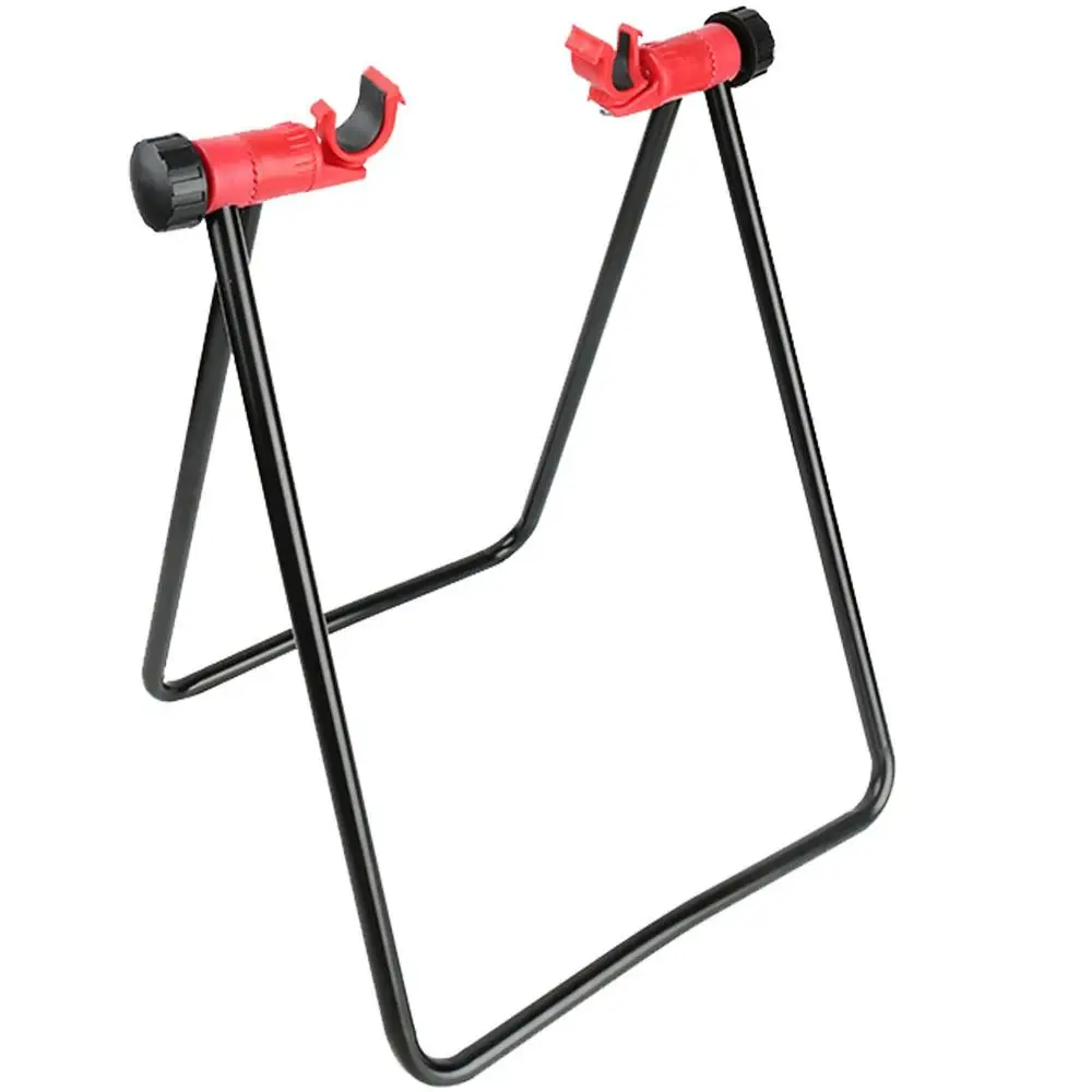 

Accessories Folding U-Shaped Aluminum Alloy Bike Triangle Vertical Stand Parking Rack Bicycle Floor Stand Hub Repair Bracket