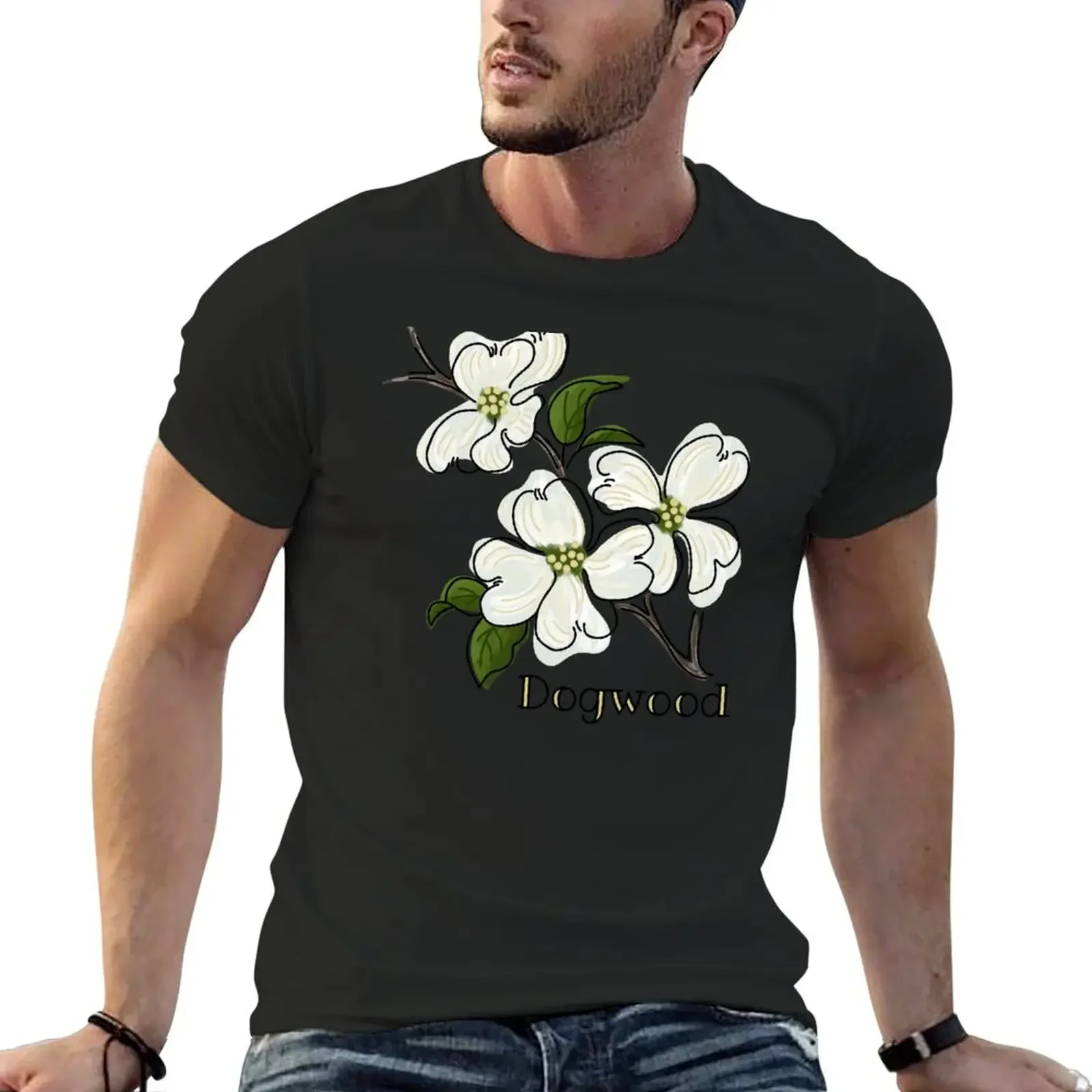 Dogwood T-Shirt Short sleeve tee summer tops customs essential t shirt sweat shirts, men