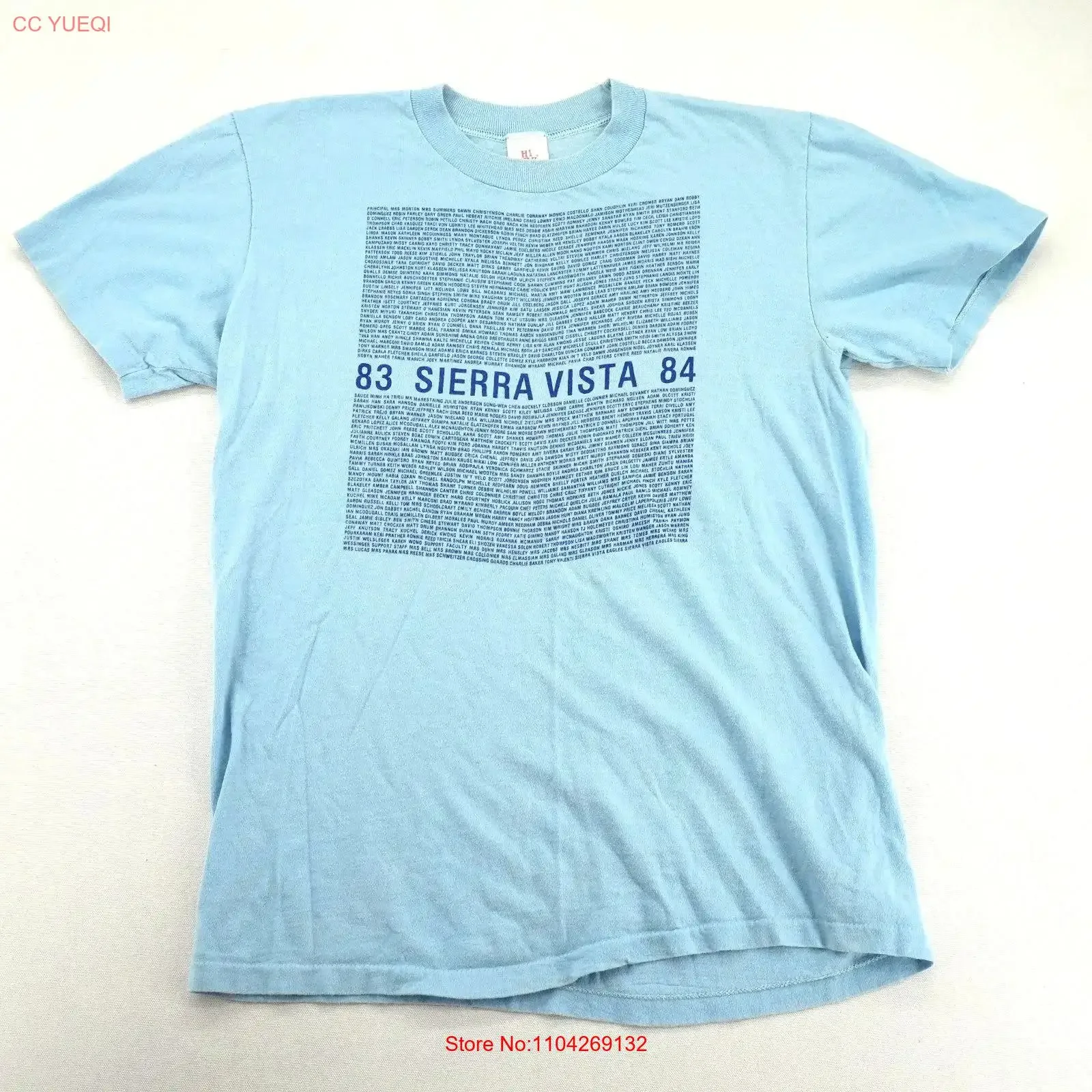Vintage Hi Cru Stedman Sierra Vista 83 84 Light Blue T Shirt M vintage Washed Soft Stylish graphic Breathable designer clothes