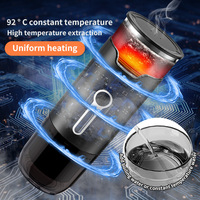 3-in-1 portable capsule coffee machine, wireless heating electric espresso machine, car, outdoor travel camping coffee machine